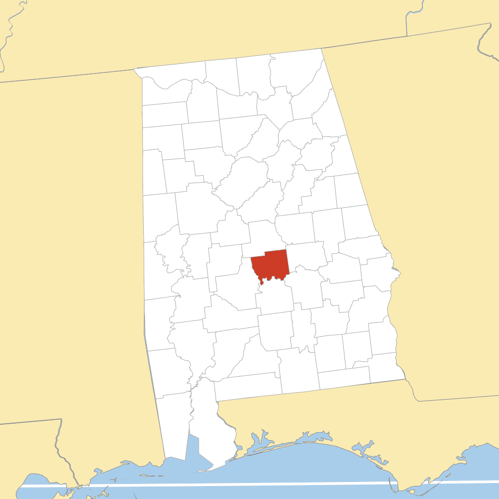 autauga county map