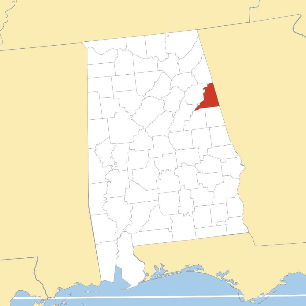 cleburne county map