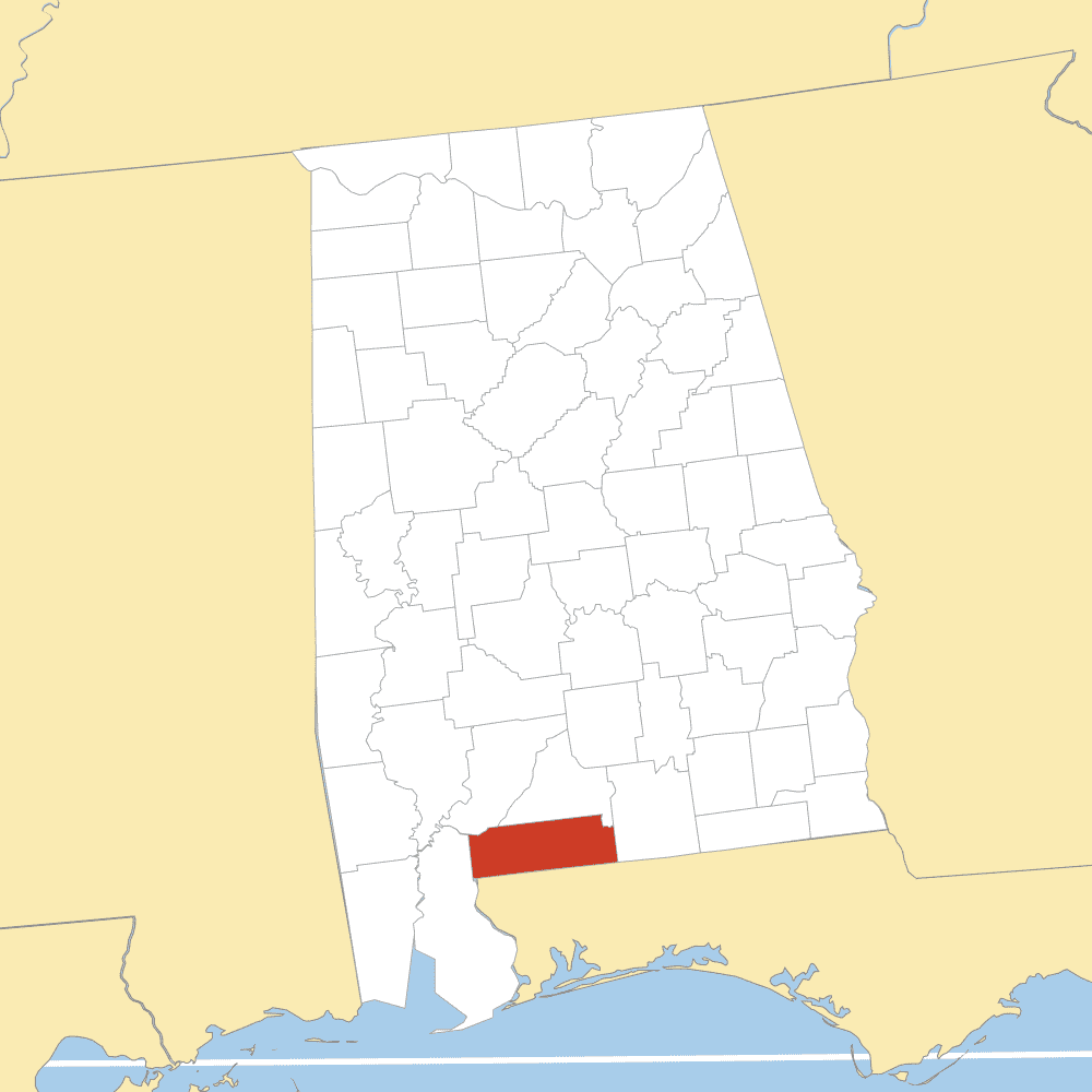 escambia county map