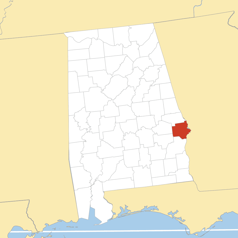 russell county map