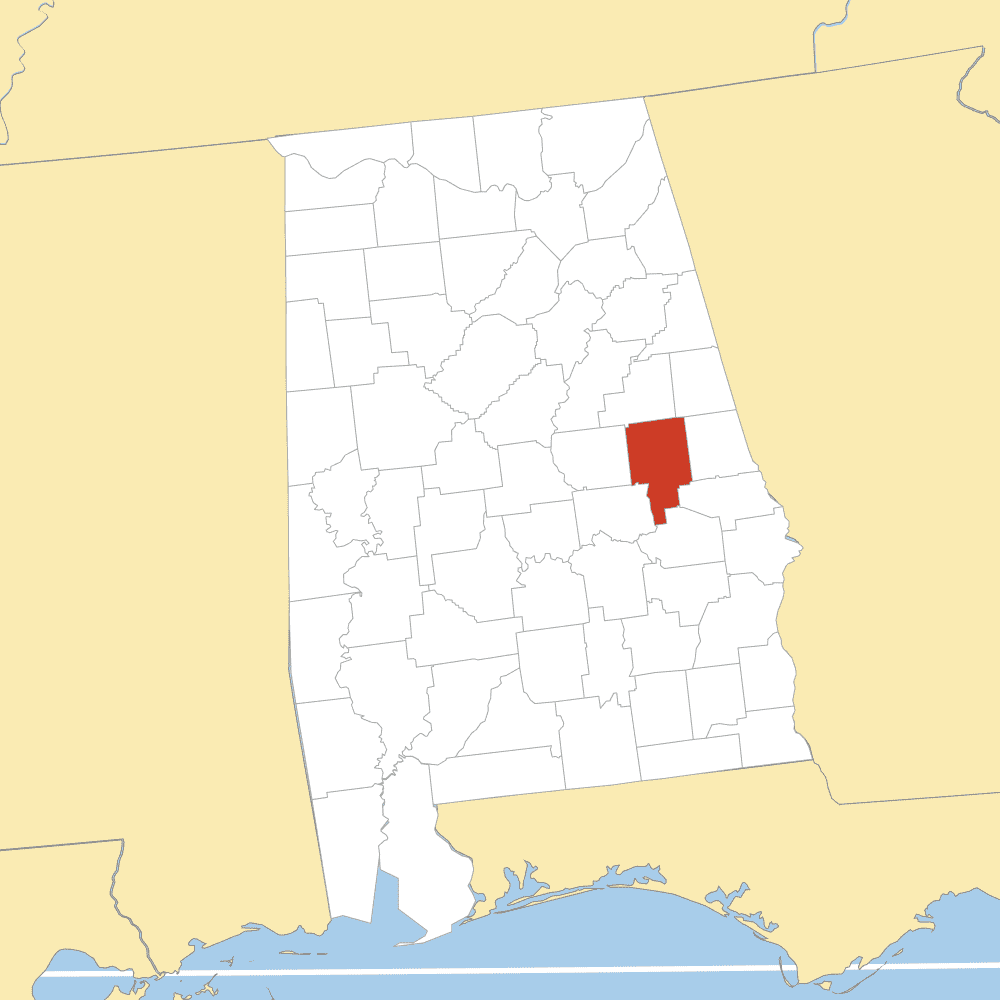 tallapoosa county map